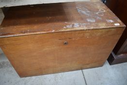 A stripped part ply storage box, dimensions approx. 84 x 54 x 54cm