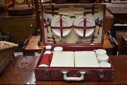 A vintage Braxton picnic set, bit grubby but looks to be mostly there except perhaps some storage