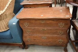A reproduction bombe chest