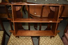 A vintage ply wall shelf