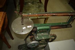 A vintage Hobbies bandsaw