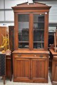 A Victorian mahogany bookcase