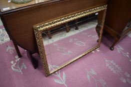 A vintage gilt frame wall mirror