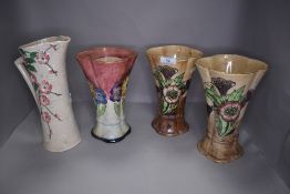 A selection of Lustre ware ceramic vase including Kensington