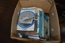 A selection of sailing boating and nautical related ephemera