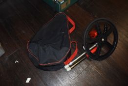 A surveyors or similar measuring wheel by Rabone