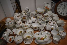 A large part tea and dinner service by Royal Worcester in the Evesham design