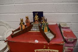 A part figure set by Royal Doulton by Bunnykins for King Henry the 8th and four wives