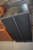 A pair of Bowers and Wilkins column speakers, model DM580