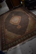 A Persian carpet square, approx. 295 x 205cm