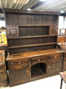 A period oak dresser