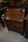 A vintage oak bureau, believed to be Bevan Funnel