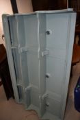 A painted ERCOL delft rack/dresser back with towel holders