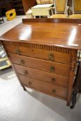 An early 20t Century oak chest of four drawers, locks stamped Waring & Gillow Ltd, Lancaster