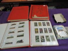 A collection of Cigarette & Trade Cards, in seven albums and loose, including Cricketers,