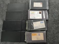 Four Cover Albums containing mainly GB Covers, album 1 Aircraft and Flight some bearing