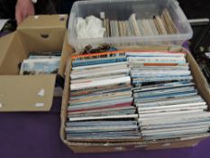 Three small boxes of GB & World vintage and modern Post Cards