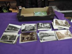A selection of mixed vintage Postcards including black & white real photo's of Kendal, Morecambe,