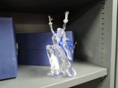 A crystal glass Swarovski figure study of Isadora from 'the Magic Of Dance' with box and