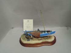 A Limited Edition Border Fine Arts study, The Bonny Fisher Lad B0931, with cert 215/500, with