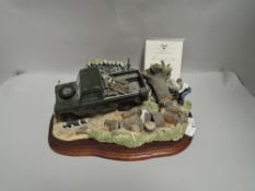 A Limited Edition Border Fine Arts study, Clearing The Way B0945, with cert 593/750
