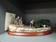 A Border Fine Arts study, Lacking Horse Power B0985, limited edition 695/950 with certificate