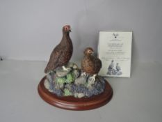 A Border Fine Arts study, Moorland Alert B0301, limited edition 409/2500 with cert.