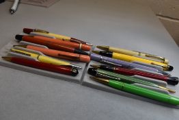A lot of twelve propelling pencils, various makes