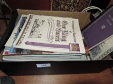 A box of ephemera of royal commemoration and jubilee interest.
