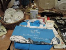 A mixed lot of Beatrix potter collectables including books and ceramics.