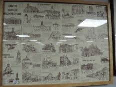 A framed poster print for Kents sea side architecture