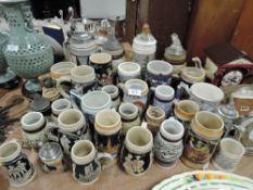 A collection of Steins.
