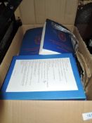 A box of volumes of 'Transactions of the Cumberland and Westmorland antiquarian and archaeological
