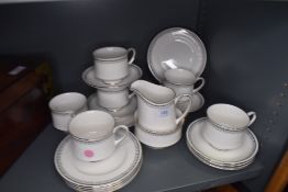 A part tea service by Paragon in the Olympus design