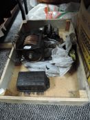 A collection of vintage car parts.