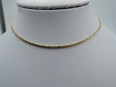 A 9ct gold speego link chain, approx 22' & 12.3g