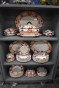 An impressive part dinner and breakfast service by Marlborough in an Imari design