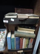 A selection of library books and volumes including Observers and Highlands of Scotland