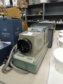 A vintage Hi-Lyte slide projector with case.