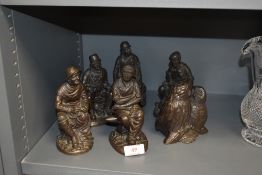 A selection of Heredities style figures of working men