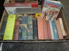 A selection of library volumes and text books