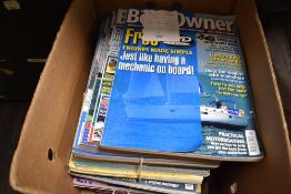 A selection of boating interest magazines