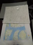 A folio containing various OS maps, map of The British Coal Fields etc.