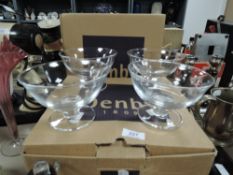 A set of four as new Denby sundae dishes