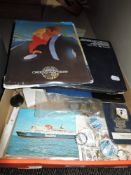 A selection of maritime Sealink cruse ship memorabilia and similar Orient Express items
