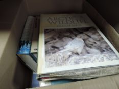A selection of text and reference books of exploring and wildlife interest