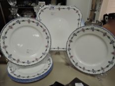 A selection of cake plates by Shelley
