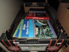 A selection of text and reference books including marine and historical interest