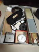 A selection of engineers measuring and marking devices