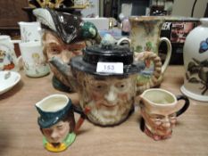 A selection of ceramics by Royal Doulton and Beswick